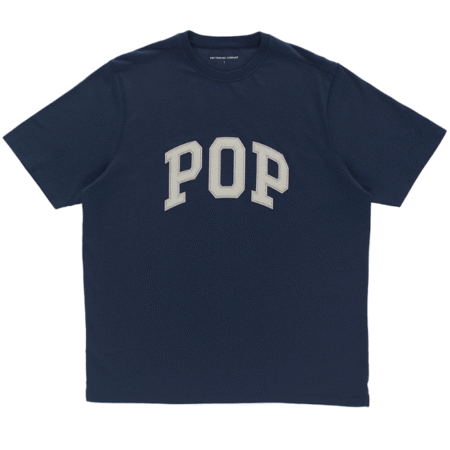 Pop Trading Co. - Arch Tee - Navy