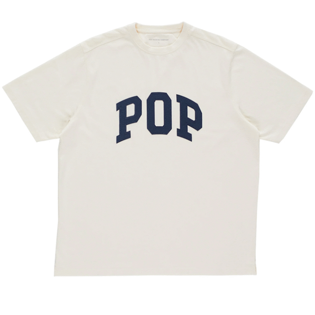 Pop Trading Co. - Arch Tee - Off White