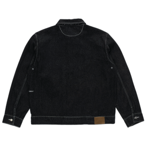 Pop Trading Co. - Full Button Denim Jacket - Black