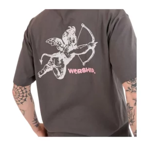 Worship Supplies - Cherub Tee - Worn Black