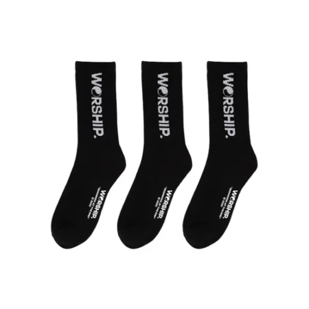Worship Supplies - Core Socks 3 Pack - Black