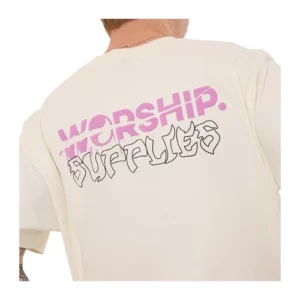 Worship Supplies - Slasher Tee - Bone