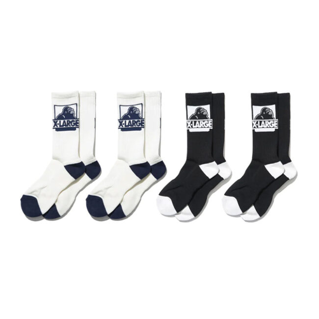 X-Large - Classic OG Sock - 4-Pack - Assorted