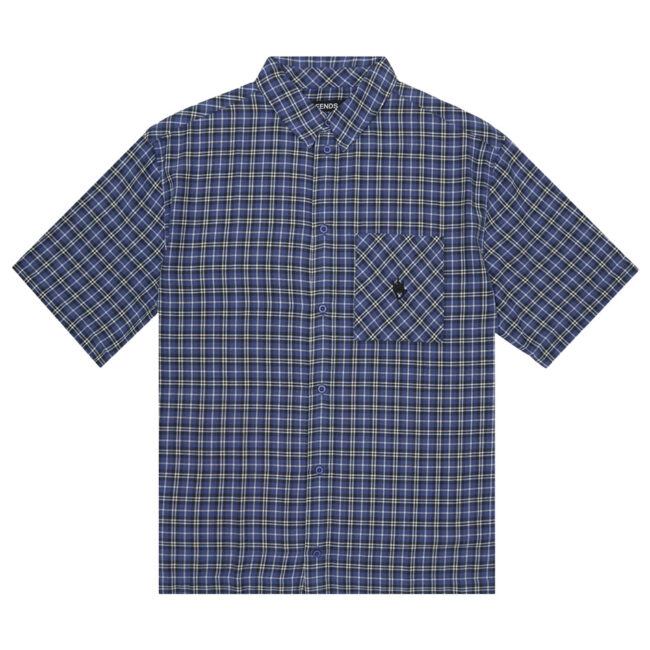 Afends Shipwreck Recycled Short Sleeve Shirt - Marlin