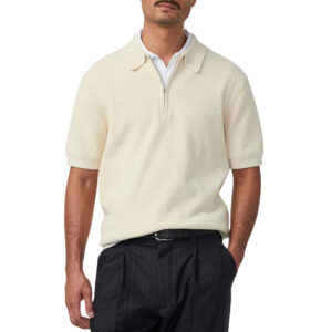 NN.07 Danny 6429 Ultra-soft Polo - Ecru