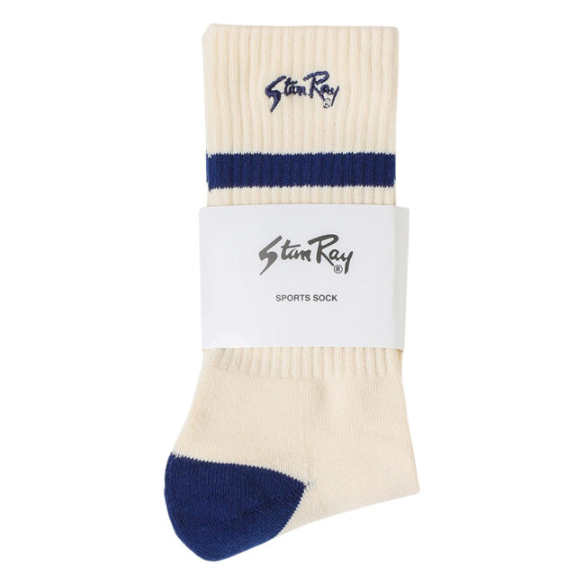 Stan Ray Sports Sock - Natural/Navy