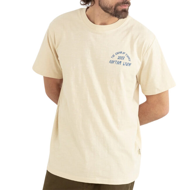 Rhythm Down Under Slub SS Tee - Cream