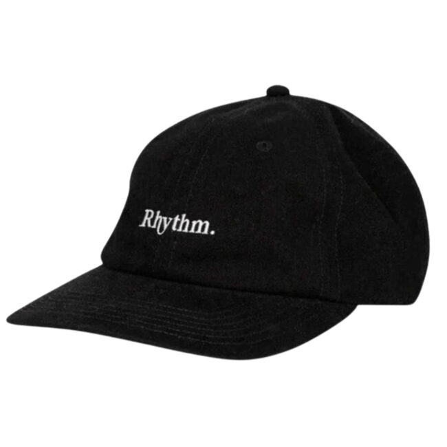 Rhythm Essential Brushed Twill Cap - Black