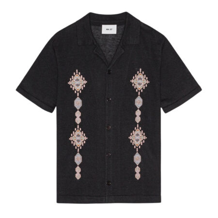 NN.07 Henry SS Shirt 6565 - Black