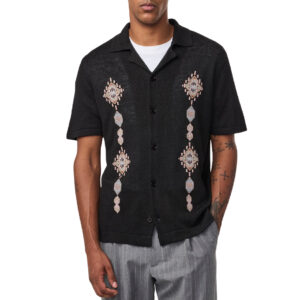 NN.07 Henry SS Shirt 6565 - Black
