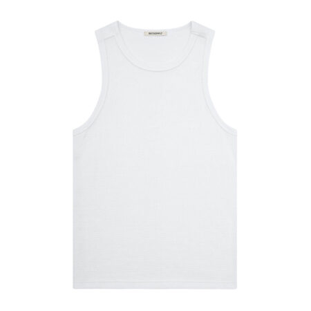 Brotherwolf Perforated Tank - Off White