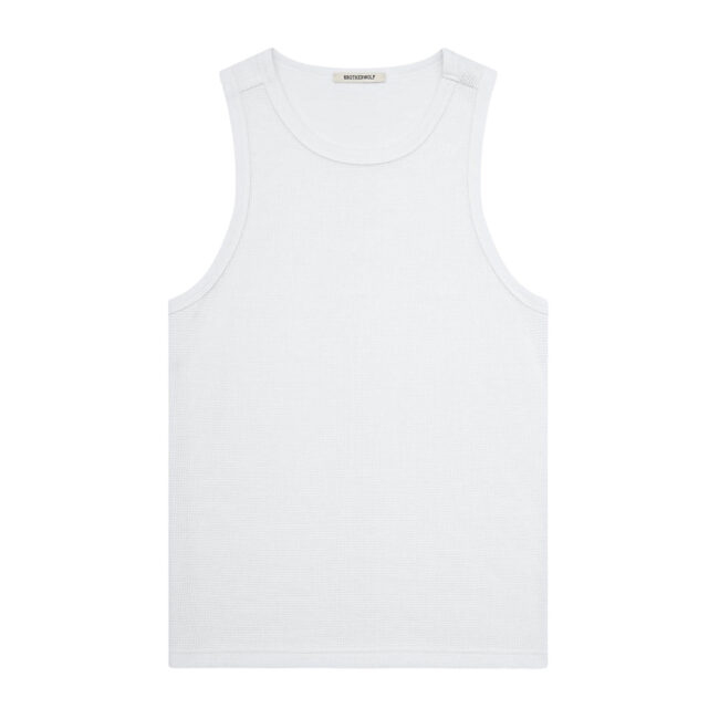 Brotherwolf Perforated Tank - Off White