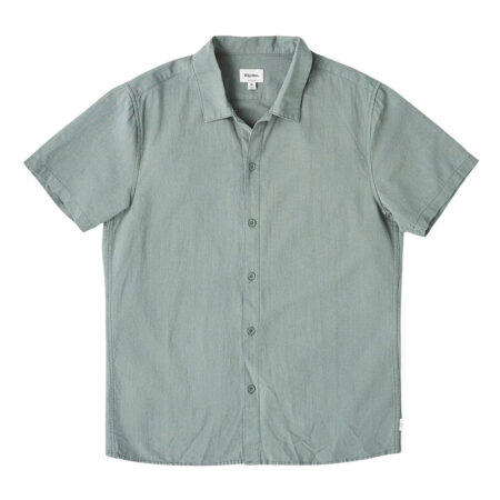 Rhythm Classic Linen SS Shirt - Silver Pine