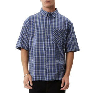 Afends Shipwreck Recycled Short Sleeve Shirt - Marlin