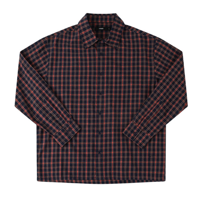 Former Vivian Check LS Shirt - Navy