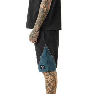 Afends My Tribe Recycled Paneled Short 20 Inch - Black