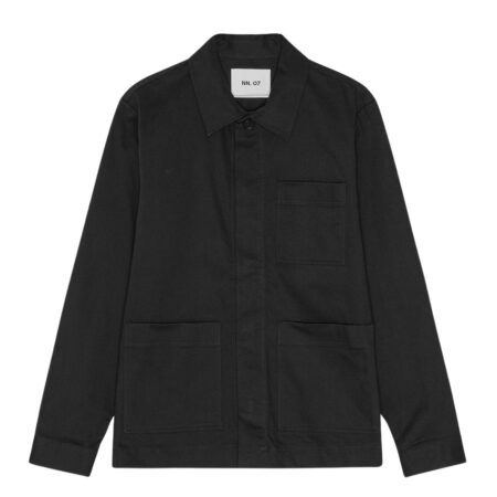 NN.07 Olav Overshirt 1920 - Black