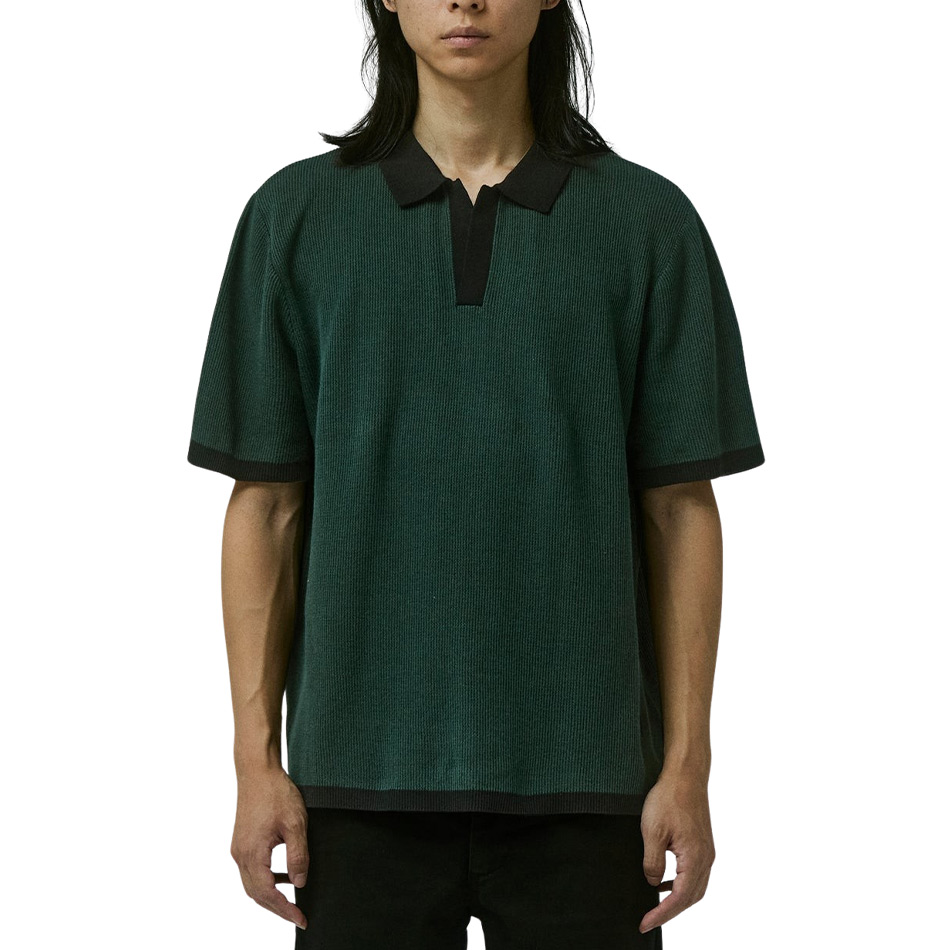 Former AG Open Collar Polo - Petrol