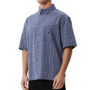 Afends Shipwreck Recycled Short Sleeve Shirt - Marlin