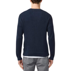 NN.07 Kevin Ribbed Organic Cotton Sweater 6600 - Navy Blue