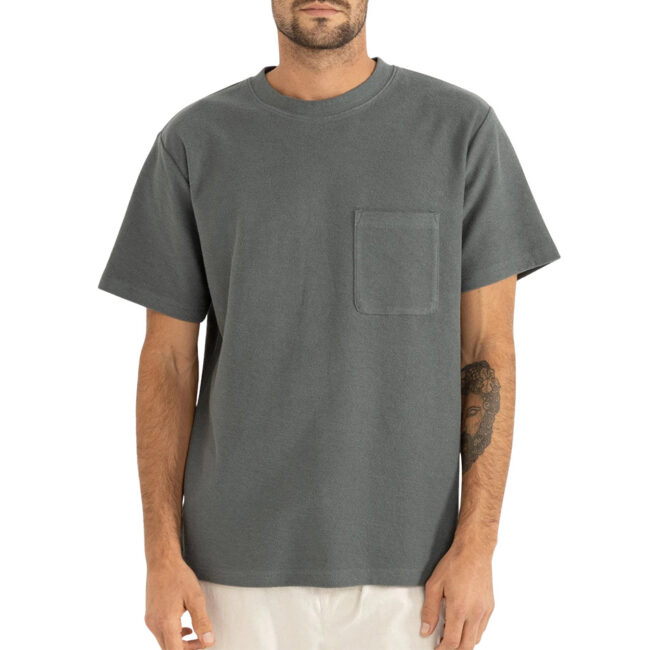 Rhythm Vintage Terry SS Tee - Silver Pine