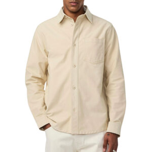NN.07 Verner Organic Cotton Blend Overshirt 5379 - Ecru
