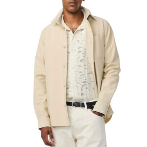 NN.07 Verner Organic Cotton Blend Overshirt 5379 - Ecru