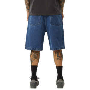 Afends Lil C Denim Baggy Short 22" - Authentic Blue