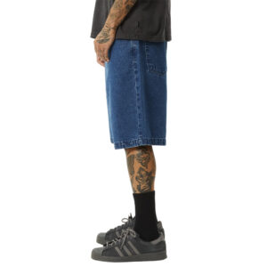 Afends Lil C Denim Baggy Short 22" - Authentic Blue
