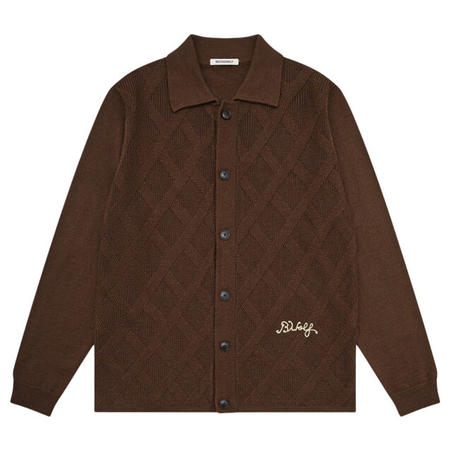 Brotherwolf Plaid Knit - Brown