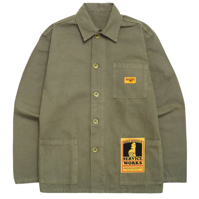 Service Works Canvas Chore Shirt - Olive