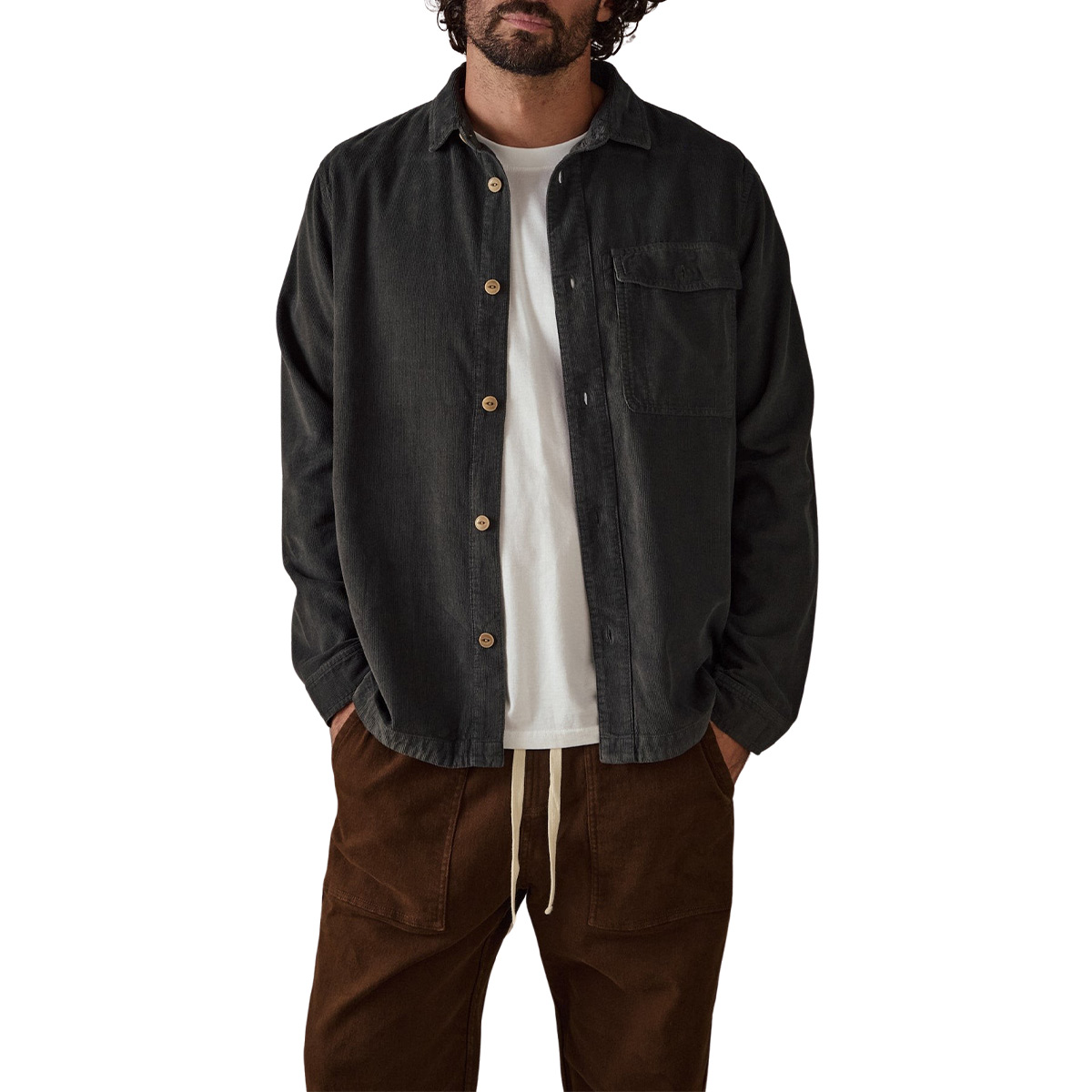 McTavish Cord Shirt - Slate