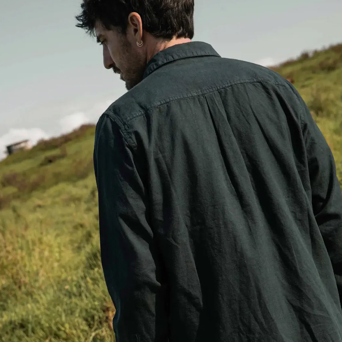 McTavish Hemp Shirt - Dark Blue