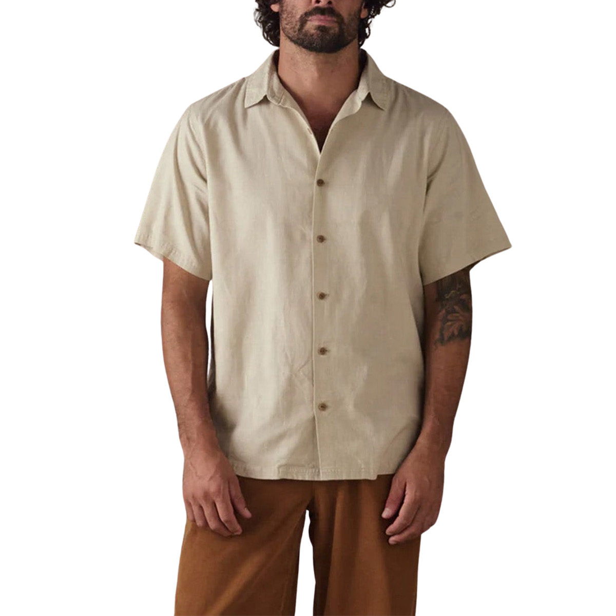 McTavish Hemp Shirt - Light Tan