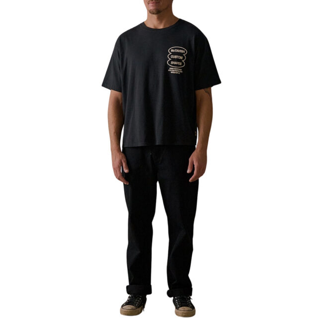 McTavish Boxy Serif Tee - Black