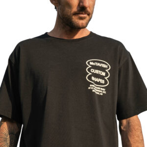 McTavish Boxy Serif Tee - Black