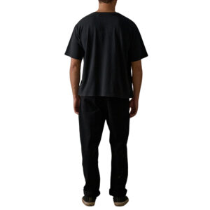 McTavish Boxy Serif Tee - Black