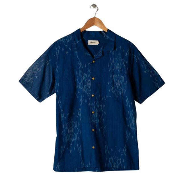 McTavish Camp Collar Shirt - Blue Multi