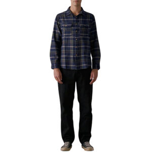 McTavish Twin Pocket Flannel Shirt - Blue Multi