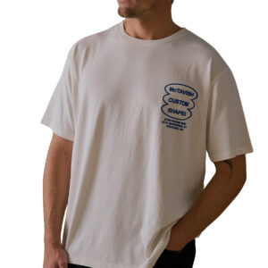 McTavish Boxy Serif Tee - White