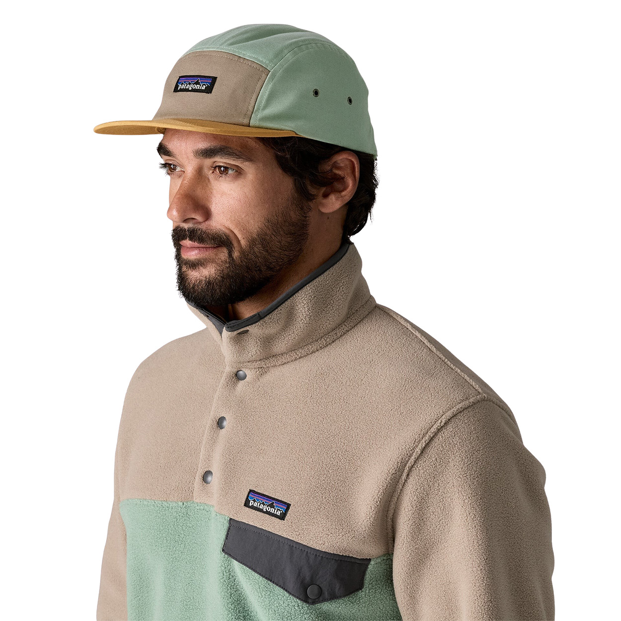Patagonia P-6 Label Maclure Cap - Ellwood Green