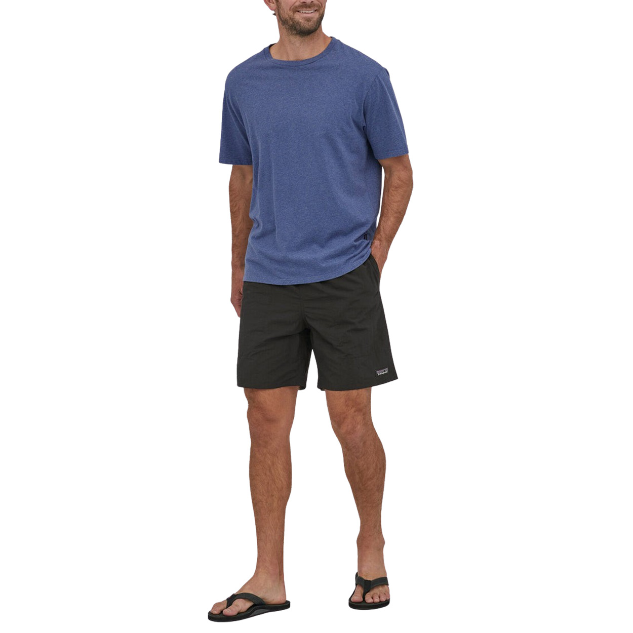 Patagonia M's Baggies Longs - 7 in. - Black w/Black