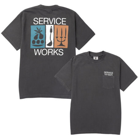 Service Works Nourish Pocket Tee - Charcoal