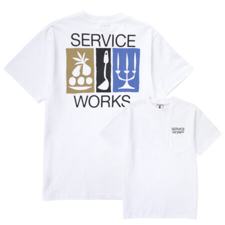 Service Works Nourish Pocket Tee - White
