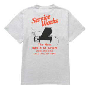 Service Works Bar + Kitchen Tee - Heather Grey