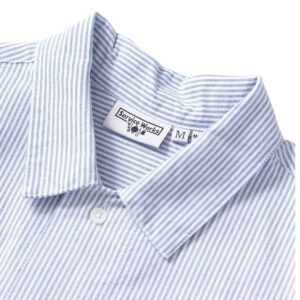 Service Works Waiter Shirt - Oxford Blue Stripe