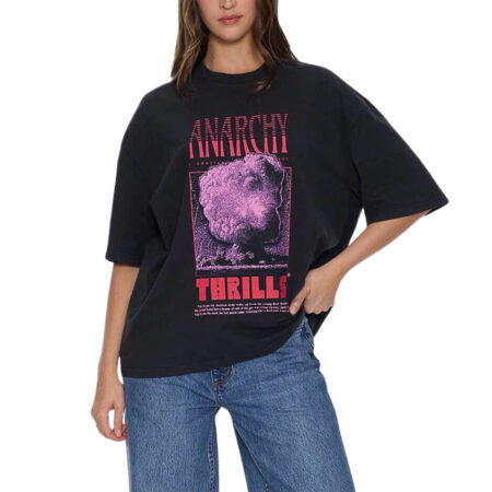 Thrills Constant Chaos Box Fit Oversize Short Tee - Blue Graphite