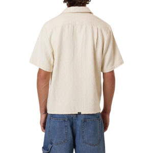 Thrills Vanished Short Bowling Shirt - Heritage White