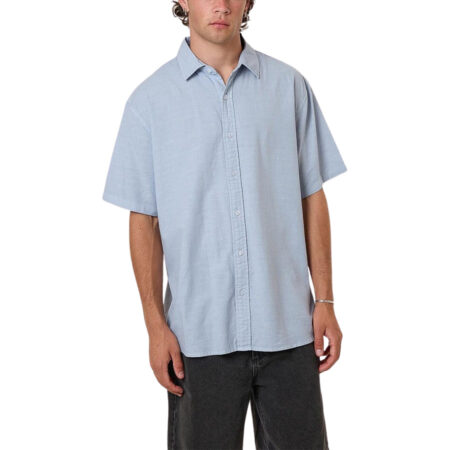 Thrills Infinite Dopamine Short Sleeve Shirt - Blue Fog