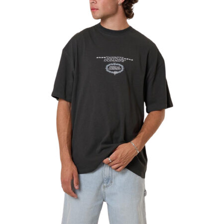 Thrills Infinite Dopamine Box Fit Oversize Tee - Pirate Black